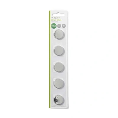 Image de Nedis BALCR24505BL Pile Bouton au Lithium CR2450 3 V 5 pièces Blister