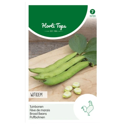 Afbeelding van Hortitops Tuinbonen Witkiem Groentezaden 250 g