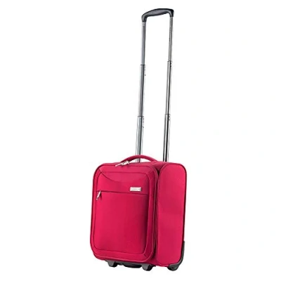 Afbeelding van CarryOn Air Underseat Koffer 40 x 32 20 cm Zachte Trolley Handbagage 23 Liter Lichtgewicht Rood
