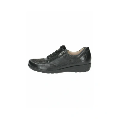 Afbeelding van Caprice Sneakers laag, Dames, Maat: 37, Black comb Leer en textiel