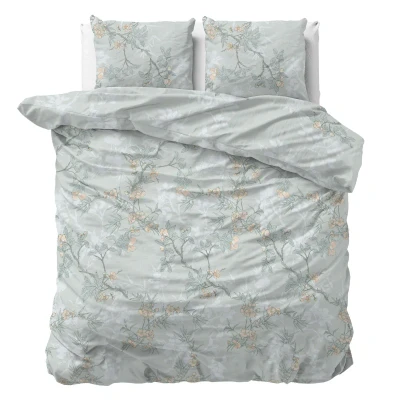 Afbeelding van Dekbedovertrek Blossom 2 persoons (200x200/220 cm) Microvezel Natuur Taupe Sleeptime Ga naar Dekbed Discounter.nl &amp; Profiteer Nu