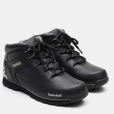 Afbeelding van Timberland EURO Sprint Hiker Veterboots, Heren, Maat: 40, Black/reflective Leer
