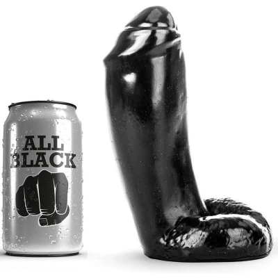 Afbeelding van All Black Anaal Dildo 18 cm zwart