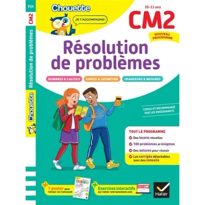 Image de Résolution de problèmes CM2 Cahier soutien nouveau programme
