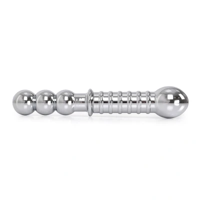 Afbeelding van Geribbelde Stalen Dildo