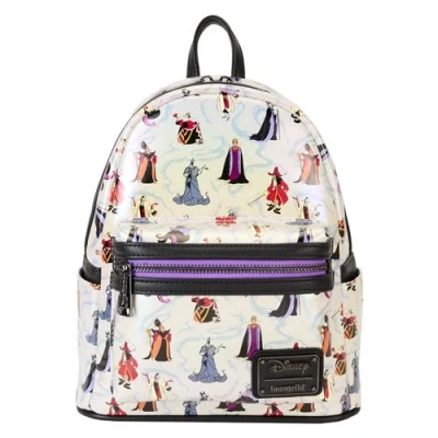 Image de Petit Sac à dos scolaire Funko Loungefly Disney Villains Iridescent Aop