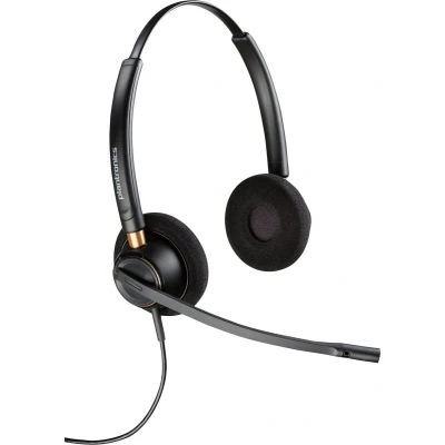 Afbeelding van POLY HW520D Headset Bedraad Hoofdband Kantoor/callcenter Zwart