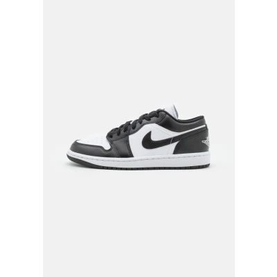 Afbeelding van Jordan AIR 1 Sneakers laag, Dames, Maat: 36, White/black Leer en imitatieleer