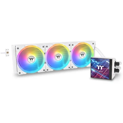 Afbeelding van Thermaltake MAGFloe 420 Ultra Snow Edition All In One Liquid Cooler White CPU koellichaam met ventilator