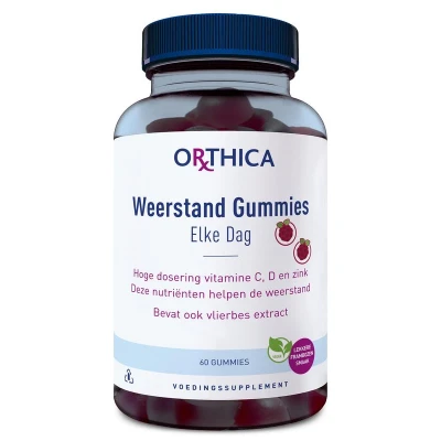 Afbeelding van Orthica Weerstand Gummies 60 stuks
