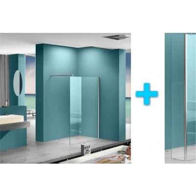 Afbeelding van Xellanz Eco Combi Nano Inloopdouche + zijwand 800x300 8mm