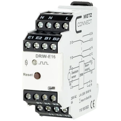 Afbeelding van Metz Connect 1101500522 Bewakingsrelais 230 V/AC (max) 2x wisselcontact 1 stuk(s)