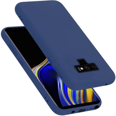 Afbeelding van Cadorabo Hoesje geschikt voor Samsung Galaxy NOTE 9 in LIQUID BLAUW Beschermhoes gemaakt van flexibel TPU silicone Case Cover