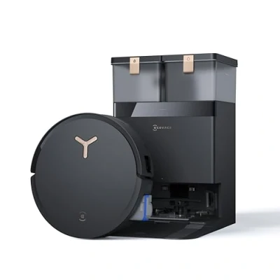 Afbeelding van ECOVACS X8 Pro OMNI Robotstofzuiger met alles in één station, vermogen 18.000 Pa, onmiddellijke automatische reiniging OZMO ROLLER, warm water 75 C, toevoeging van