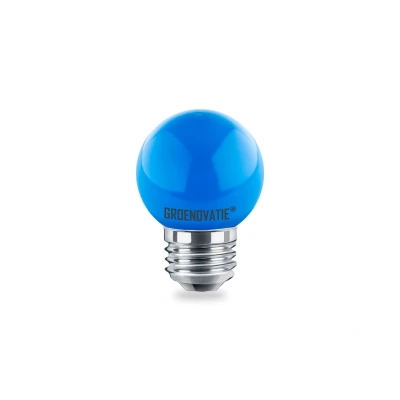 Afbeelding van E27 LED Lamp G45 1.5W Blauw