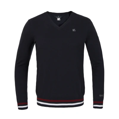 Image de Kingsland Chemise Classic Knitted V Neck Hommes Marin S