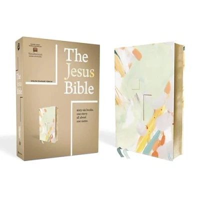 Afbeelding van The Jesus Bible Artist Edition, ESV, Leathersoft, Multi color/Teal