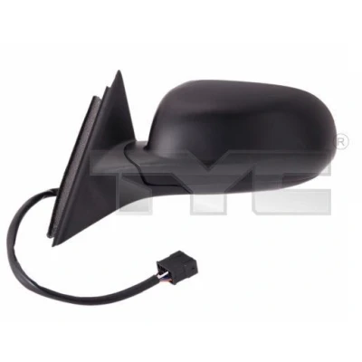 Afbeelding van Buitenspiegel Tyc 337 0038 Links Met grondlaag Zwart Bol vormig, Te verwarmen, Grote spiegelbehuizing, voor elek. spiegelverstelling