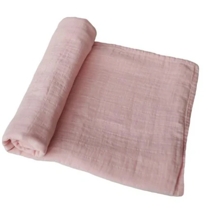 Afbeelding van Mushie Hydrofiele doek XL 120x120cm Rose Vanilla
