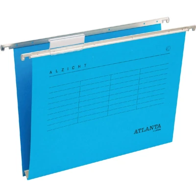 Afbeelding van Hangmap Alzicht A4 frontaal U bodem blauw