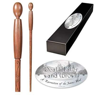 Afbeelding van Noble Collection Harry Potter Death Eater / Dooddoener Toverstaf Toverstok (brown) Replica