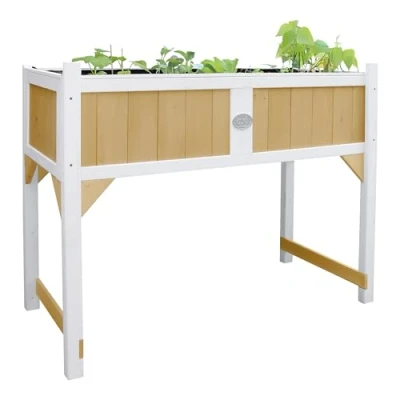 Image de AXI Interieur et exterieur Table de jardinage Bois Marron Blanc