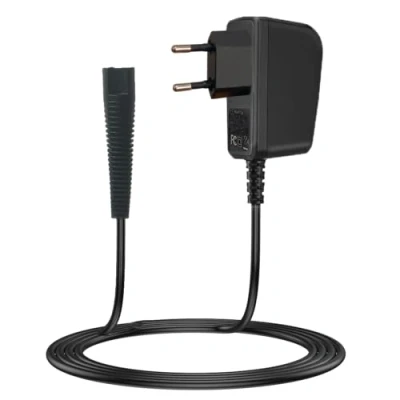Afbeelding van LIANSUM 12 V 0,4 A oplaadkabel Braun scheerapparaat serie voor 9 8 7 6 5 3 1, compatibel met 790CC, 3080S, 3040s, 310s, 3010s, 3020S, 5040s, 760CC, 190s, 340s, 7865CC.