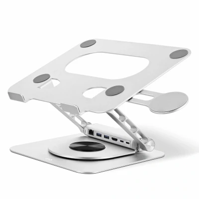 Afbeelding van T&#039;nB iClick Oplegstation + notebookstandaard USB C HDMI 1GbE