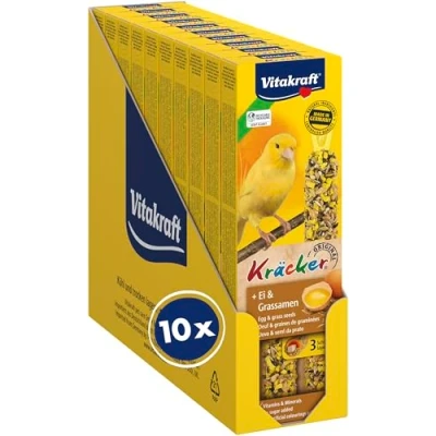 Afbeelding van Vitakraft Kanarie Kracker Ei 2 in 1 10 stuks