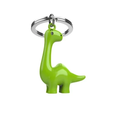 Afbeelding van METALMORPHOSE Sleutelhanger dinosaurus groen MTM155 01, Groen, één maat, cartoon, casual, Karikatuur, casual
