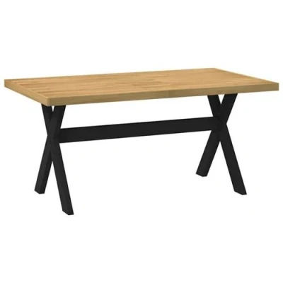 Image de vidaXL Table à manger NOAIN pieds en forme de X 160x90x75cm massif pin4100043