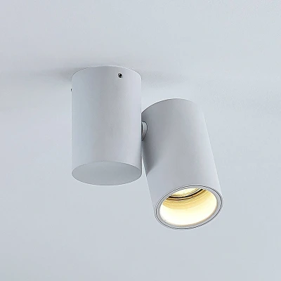 Afbeelding van Arcchio plafondlamp 1licht aluminium, metaal H: 11.5 cm GU10 wit