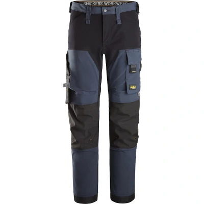 Afbeelding van Snickers Allroundwork 6375 4 weg Stretch Broek Donkerblauw maat 48