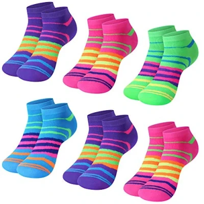 Afbeelding van L&amp;K II 92276 12 paar korte vrijetijdssokken voor dames en meisjes, van katoen, lente zomer, stuks, 92238