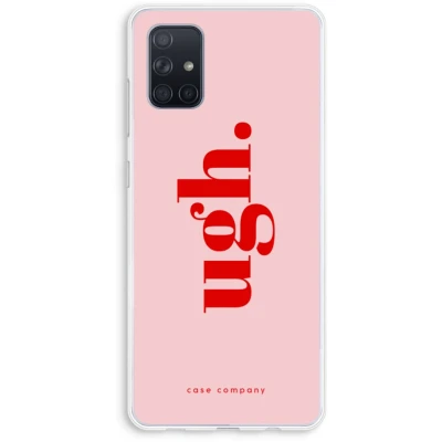 Afbeelding van Case Company® hoesje geschikt voor Samsung Galaxy A71 Ugh Soft Cover Telefoonhoesje Bescherming aan alle Kanten en Schermrand