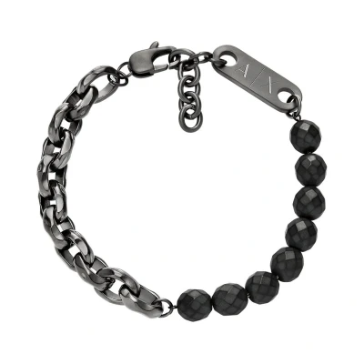 Afbeelding van Armani Exchange AXG0151060 Heren Armband 22cm Staalgrijs