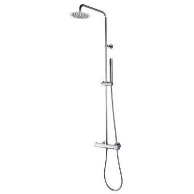 Afbeelding van Xellanz Caral eco thermostatische regendoucheset opbouw chroom