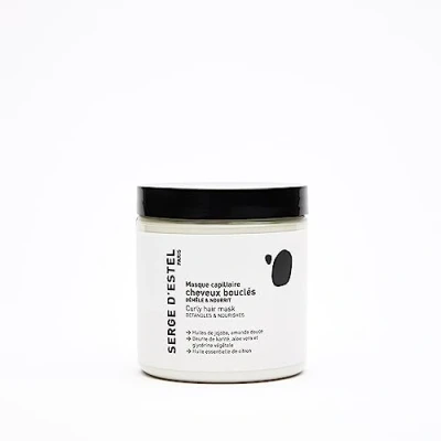 Afbeelding van SERGE D&#039;ESTEL PARIS Masker voor krullend haar, 250 g, voedt herstructureren, ontwart en definiëert, maakt het haar glanzend, formule 100% veganistisch, gemaakt in Parijs