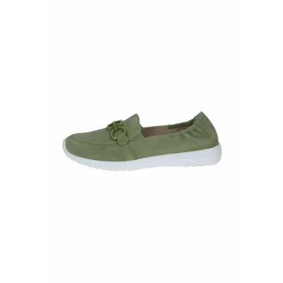 Afbeelding van Caprice Instappers, Dames, Maat: 37, Green suede Leer