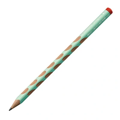 Afbeelding van Potlood STABILO Easygraph grafiet HB assorti in links en rechtshandig pastel