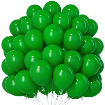 Afbeelding van Teselife 100 stuks donkergroene matte ballonnen van 30,5 cm voor mannen en vrouwen verjaardagsfeest, babyshower, jubileum, afstudeerfeest, Kerstmis,