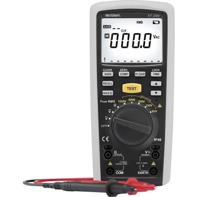 Afbeelding van VOLTCRAFT ET 200 Isolatiemeter 50 V, 100 250 500 1000 V 20 GΩ