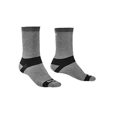 Afbeelding van Bridgedale Heren Wandelsokken Liner Coolmax 2 pack Grijs 40 43