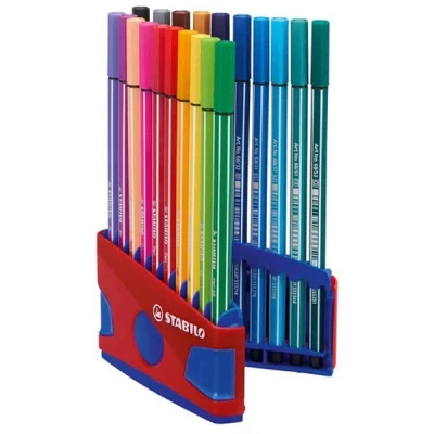 Image de Set de 20 Feutres Stabilo Pen 68 Colorparade Rouge