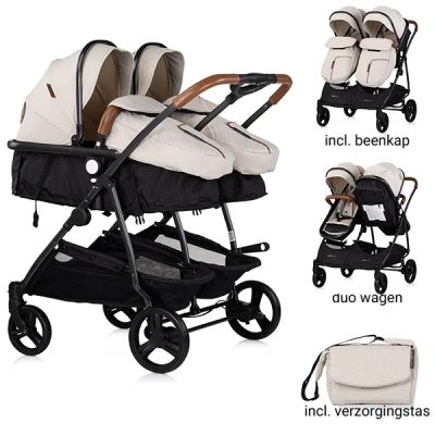 Afbeelding van Chipolino Duo Kinderwagen Smart Biscotta
