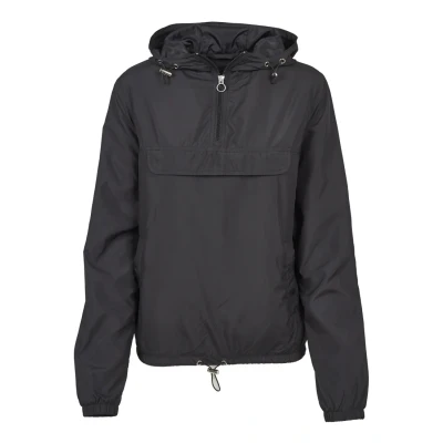 Afbeelding van Urban Classics Basic Windjack, Dames, Maat: 5XL, Black