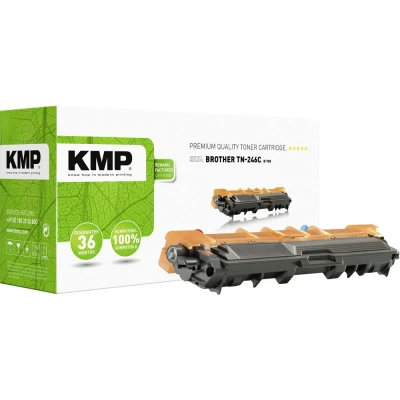 Afbeelding van KMP Tonercassette vervangt Brother TN 246C, TN246C Compatibel Cyaan 2200 bladzijden B T58