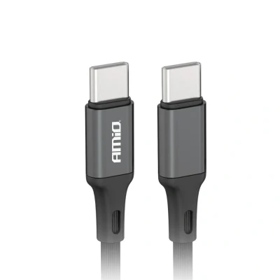 Afbeelding van AMiO USB C naar Kabel 60W 100cm FullLINK Hoogwaardige Snellader Oplaadkabel Snoer