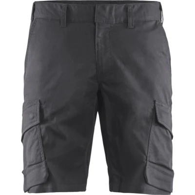 Afbeelding van Blaklader Industrie short met stretch 1446 1832 Medium Grijs/Zwart