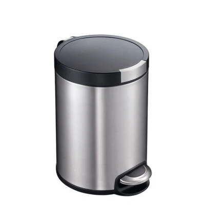 Image de Poubelle artistic step bin 5l inox mat, eko